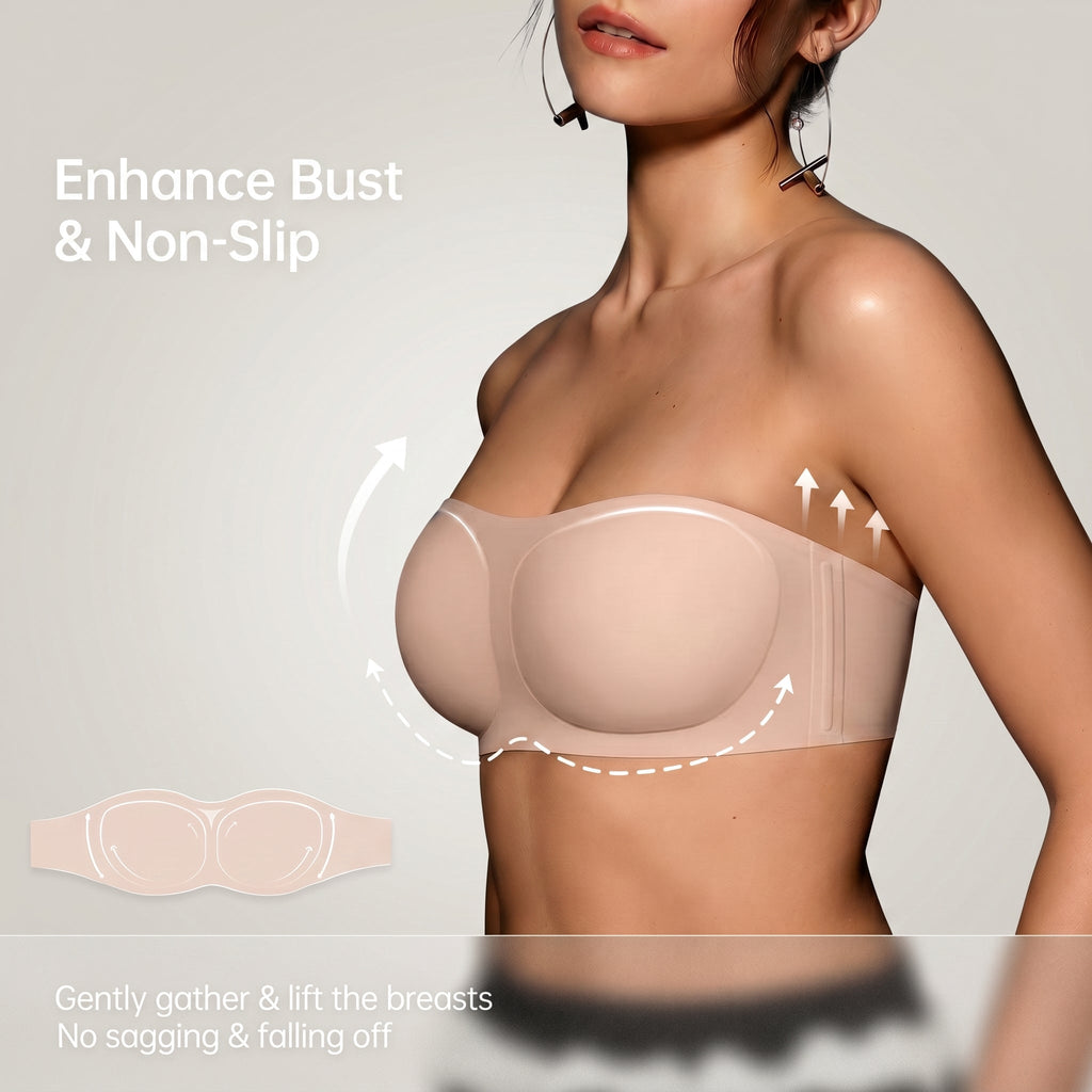 🔥Last Day 60% OFF💞Women's strapless push-up bra